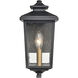 Eldrick 1 Light 12.25 inch Powder Coated Black Outdoor Wall Sconce